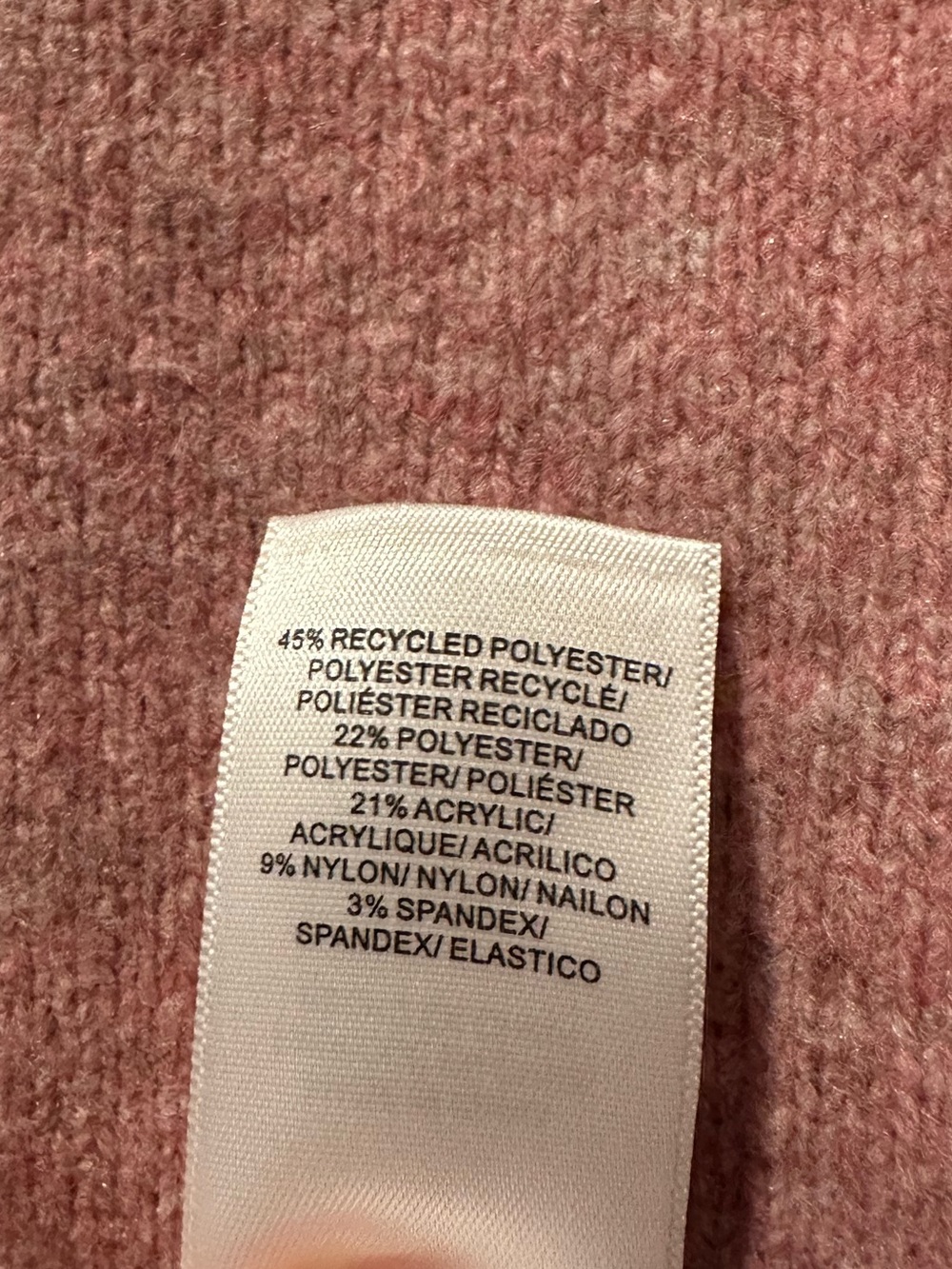 Lucky Brand Rose-Mauve Crewneck Sweater - Picture 5 of 5